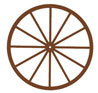 Dollhouse Miniature Wagon Wheel, 3-1/2 In.