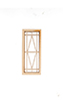 Dollhouse Miniature WINDOW, NARROW - FULL DIAMOND