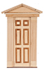 Dollhouse Miniature DOOR - FEDERAL - 6 RAISED PANEL