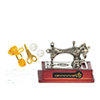 Silver Sewing Machine Set