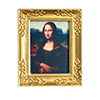Mona Lisa/Gold Frame