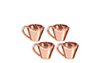 Copper Cups, 4 pc.