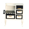 Dollhouse Miniature1920's Wooden Stove, White