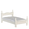Dollhouse Miniature White Bed