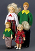 Modern Doll Family, 4 pc.