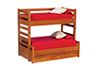 Bunkbed with Trundle, Walnut