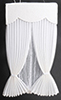 Draperies: White