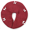 Tree Skirt, Cranberry With White Bows