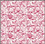 Dollhouse Miniature 1/2In Scale Wallpaper: Champagne Red