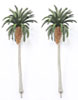 Dollhouse Miniature Date Palm Trees, 4-1/2 To 5 Inch Tall, 2Pc