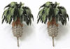 Dollhouse Miniature Sago Palm Trees, 2 Inch Tall, 2Pc