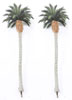 Dollhouse Miniature Tropical Palm Trees, 7-3/4 Inch Tall, 2Pc