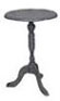Dollhouse Miniature Candlestick Table, Black