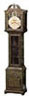 Dollhouse Miniature Curio Clock Kit, Black