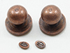 Door Knob with Keyhole, 4 Pk, Oil Rubbed Bronze