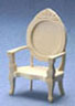 Dollhouse Miniature Chair, Unfinished