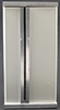 Dollhouse Miniature Contemporary Refrigerator, White
