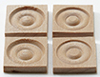 Dollhouse Miniature Large Corner Block, 4/Pk