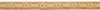Dollhouse Miniature Embossed Trim: Starburst, 11/16 In