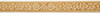 Dollhouse Miniature Embossed Trim: Morning Glory, 1-1/4