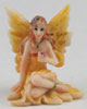 Dollhouse Miniature Small Fairy w/ Legs to Side, Yellow Dress