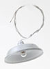 Dollhouse Miniature Overhead Light, Silver