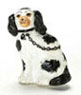 Dollhouse Miniature Staffordshire/1 Pair Black