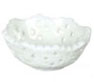 Dollhouse Miniature Lacy Bowl W/Hole, 3P
