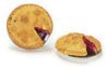 Dollhouse Miniature Cherry Pie, 3Pc