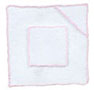 Dollhouse Miniature Baby Blanket/ Pink