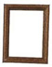 Dollhouse Miniature Wooden Frame 2.2X2.8Cm/Walnut/2Pcs