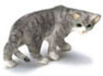 Dollhouse Miniature Cat, Grey