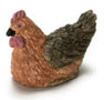 Dollhouse Miniature Hen