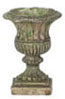 Dollhouse Miniature Roma Urn, Gray Ancient, 6Pc
