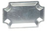 Dollhouse Miniature Silver Serving Trays, 6