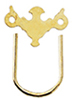 Dollhouse Miniature Large Chippendale Brass Plate/Bail, 12/Pk