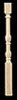 Dollhouse Miniature Traditional Baluster, 12/Pcs
