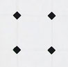 Dollhouse Miniature Pac Tile, Black/White