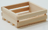 Dollhouse Miniature 8-Slat Wood Box