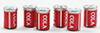 Dollhouse Miniature Cola Cans 6 and Pc