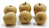 Dollhouse Miniature Yellow Apples, 6Pc