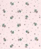 Dollhouse Miniature Wallpaper, Petite Fleur, Pink