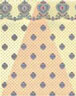 Dollhouse Miniature Wallpaper, Petite Heart, Yellow