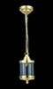 LED Battery Bird Cage Hanging Light with Wand, Brass,  CR1632 Battery Included, 3 Volt