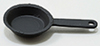 Dollhouse Miniature Small Fry Pan Black