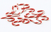 Dollhouse Miniature Candy Canes Red-White 12 Pcs.