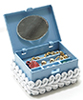 Dollhouse Miniature Jewelry Box/Filled and Dec/ Assorted