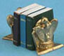 Dollhouse Miniature Bookends with 3 Books