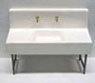 Dollhouse Miniature 20'S Sink - Black Legs