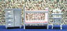 Dollhouse Miniature 3Pc White Nursery Set